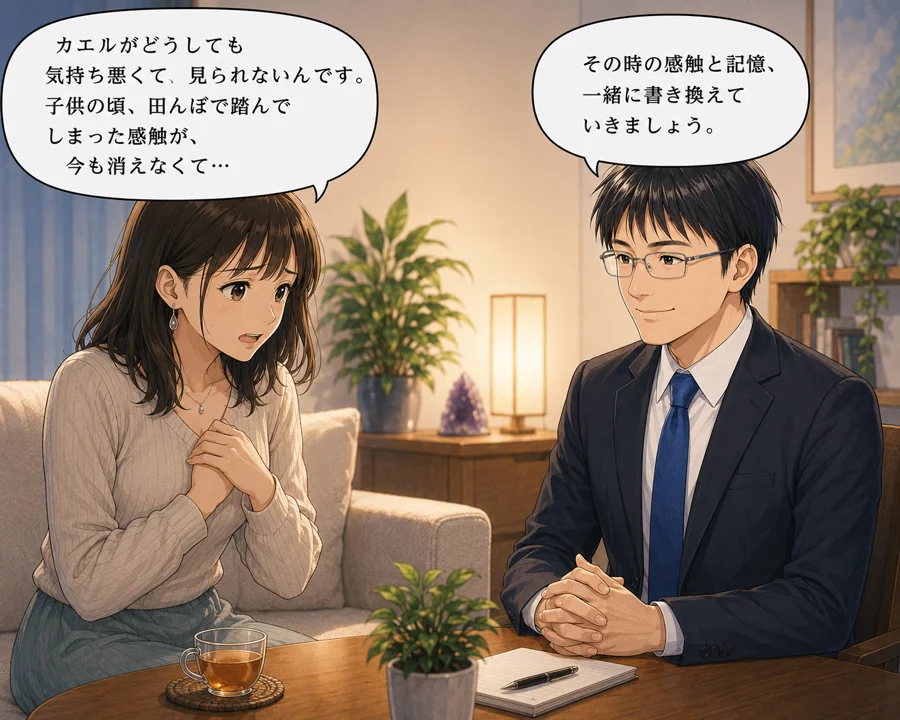 先生への相談シーン